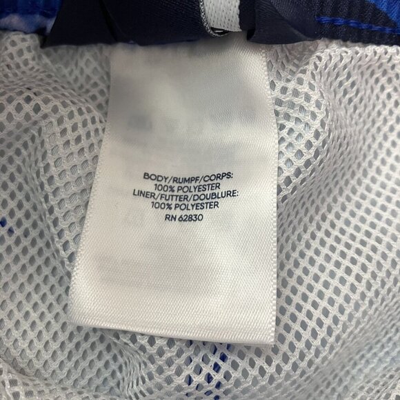 Lands' End NWT Blue Shark Swim Trunks Shorts Swimsuit Sz XS - Picture 4 of 7